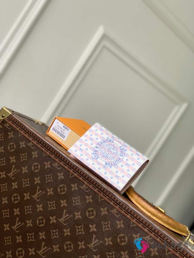 New Arrivals 2026 Louis Vuitton M29461 Victorine Wallet In LV Stamp Blue 12x9.5x2.5cm - 1