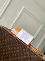 New Arrivals 2026 Louis Vuitton M29461 Victorine Wallet In LV Stamp Blue 12x9.5x2.5cm - 1