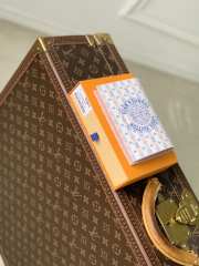 New Arrivals 2026 Louis Vuitton M29461 Victorine Wallet In LV Stamp Blue 12x9.5x2.5cm - 3