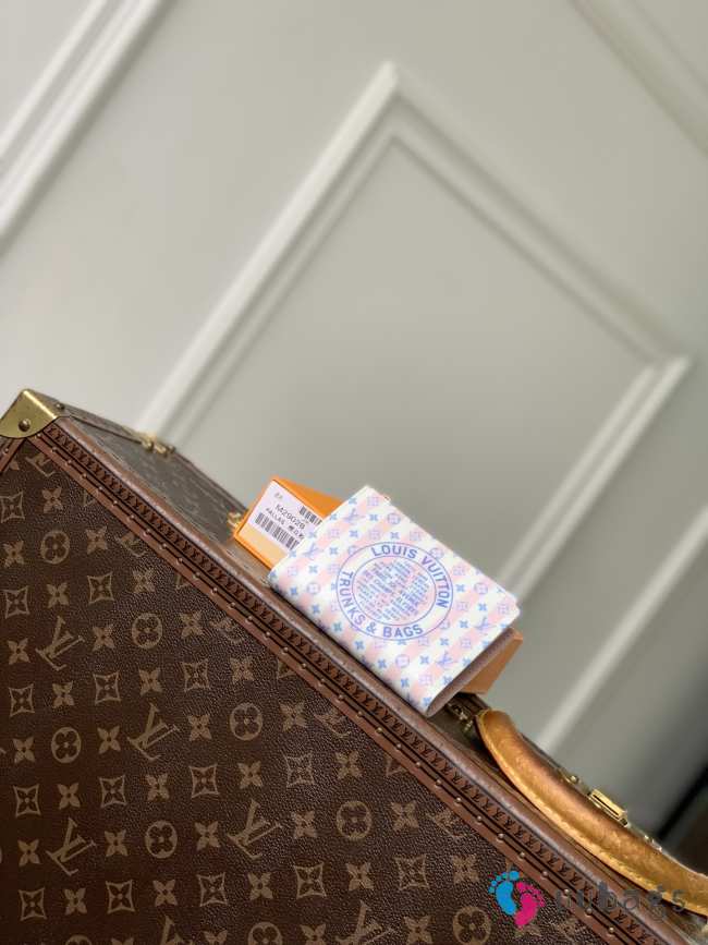 Louis Vuitton M29455 Lisa Wallet In Blue With LV Stamp Pattern 9x11.5x1.5cm - 1
