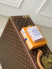 Louis Vuitton M29058 LV Charms Pocket Wallet In Stamp Blue 9x10x2.5cm - 5
