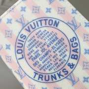 Louis Vuitton M29058 LV Charms Pocket Wallet In Stamp Blue 9x10x2.5cm - 4