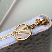 Uubags Louis Vuitton M28463 Zippy Wallet In Blue 19.5x10.5x2.5cm - 5