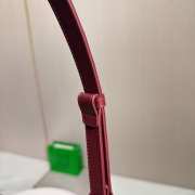 Uubags Bottega Veneta Andiamo Intrecciato Leather Belt In Burrgundy With Knot Buckle 2cm - 5