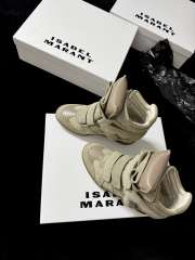 Uubags Isabel Maran Bekett sneakers suede wedge sneakers in beige 5cm - 2