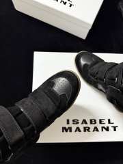 Uubags Isabel Maran Bekett sneakers suede wedge sneakers in black 5cm - 6