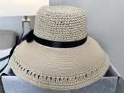Uubags Chanel Raffia Wide Brim Hat In Beige - 5