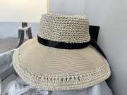 Uubags Chanel Raffia Wide Brim Hat In Beige - 2