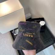 Uubags Chanel Denim Mood Cloche Bucket Hat M Black - 5