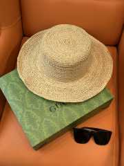 Uubags Gucci Wicker Hat Beige Raffia Straw - 6