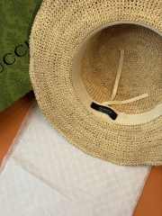 Uubags Gucci Wicker Hat Beige Raffia Straw - 2