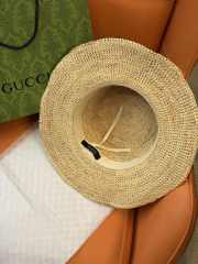 Uubags Gucci Wicker Hat Beige Raffia Straw - 3