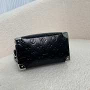 Uubags Louis Vuitton M27921 Speedy Trunk 20 Bag In Black Calfskin 20.5x13.5x11cm - 6