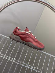 Uubags Miu Miu Bubble Sole Sneaker In Burgundy/Dark Brown - 3
