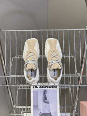 Uubags Miu Miu Bubble Sole Sneaker In Beige/White - 4