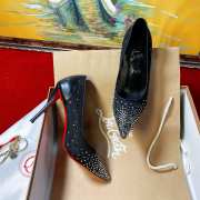 Uubags Christan Louboutin Miss Z Degrastrass Perla 8cm Pumps In Black - 4