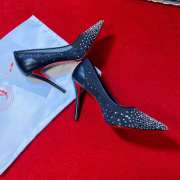 Uubags Christan Louboutin Miss Z Degrastrass Perla 8cm Pumps In Black - 2