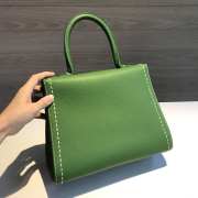 Uubags Delvaux Brillant Togo Bag In Green 28x13.5x22.5cm - 5