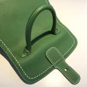 Uubags Delvaux Brillant Togo Bag In Green 28x13.5x22.5cm - 2