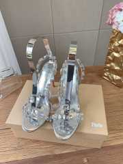Uubags Christian Louboutin Rosalie jewel 10cm sandals - TPU and laminated calf leather - crystal  - 6