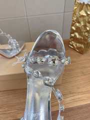 Uubags Christian Louboutin Rosalie jewel 10cm sandals - TPU and laminated calf leather - crystal  - 3