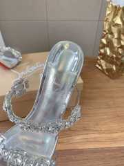 Uubags Christian Louboutin Just Jewel 8.5cm crystal-embellished PVC and leather sandals  - 3