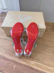 Uubags Christian Louboutin Just Jewel 8.5cm crystal-embellished PVC and leather sandals  - 4