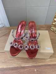 Uubags Christian Louboutin Just Jewel 8.5cm sandals - TPU and laminated calf leather - palacy  - 1