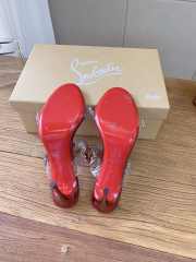 Uubags Christian Louboutin Just Jewel 8.5cm sandals - TPU and laminated calf leather - palacy  - 4