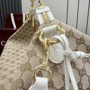 Uubags Gucci Brera large crossbody bag in sand and brown GG canvas 45x38.5x20cm - 2