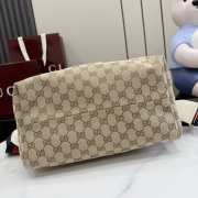 Uubags Gucci Brera medium crossbody bag in sand and brown GG canvas 33x27x15cm - 6