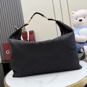 Uubags Gucci Brera large crossbody bag in grey and black GG canvas 45x38.5x20cm - 1