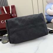 Uubags Gucci Brera medium crossbody bag in grey and black GG canvas 33x27x15cm - 3