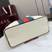 Uubags Gucci Tribeca small tote bag in natural canvas 25x19x11.5cm - 4