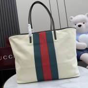 Uubags Gucci Tribeca large tote bag with charm in natural canvas 38x29.5x13cm - 3