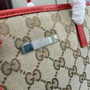 Uubags Gucci Tribeca medium shopper bag in sand-colored and brown GG Canvas 25x19x11.5cm - 6