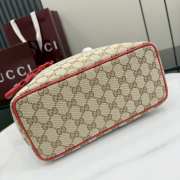 Uubags Gucci Tribeca medium shopper bag in sand-colored and brown GG Canvas 25x19x11.5cm - 4