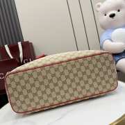 Uubags Gucci Tribeca large shopper bag in sand-colored and brown GG Canvas 38x29,5x13cm - 4