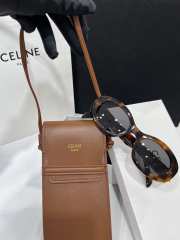Uubags Celine Triomphe 01 sunglasses in Acetate Blonde Havana - 6