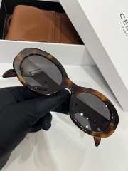 Uubags Celine Triomphe 01 sunglasses in Acetate Blonde Havana - 2