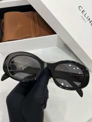 Uubags Celine Triomphe 01 sunglasses in Acetate Black - 1