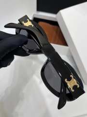 Uubags Celine Triomphe 01 sunglasses in Acetate Black - 6