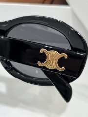 Uubags Celine Triomphe 01 sunglasses in Acetate Black - 3