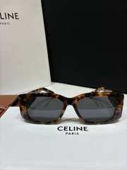 Uubags Celine Triomphe XL 01 Sunglasses in Acetate Red Havana - 2