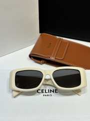 Uubags Celine Triomphe XL 01 Sunglasses in Acetate Ivory - 4