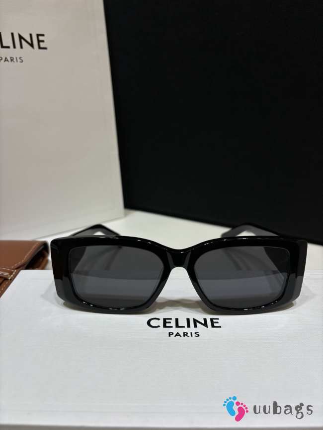 Uubags Celine Triomphe XL 01 Sunglasses in Acetate Black - 1