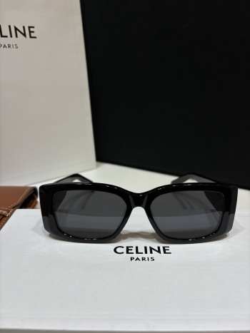 Uubags Celine Triomphe XL 01 Sunglasses in Acetate Black