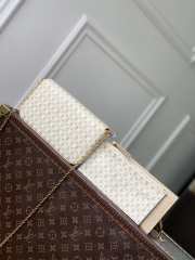 Uubags Louis Vuitton M29471 Pochette Félicie Bag In Banana Yellow With LV Stamp Pattern 21x12x3cm - 2