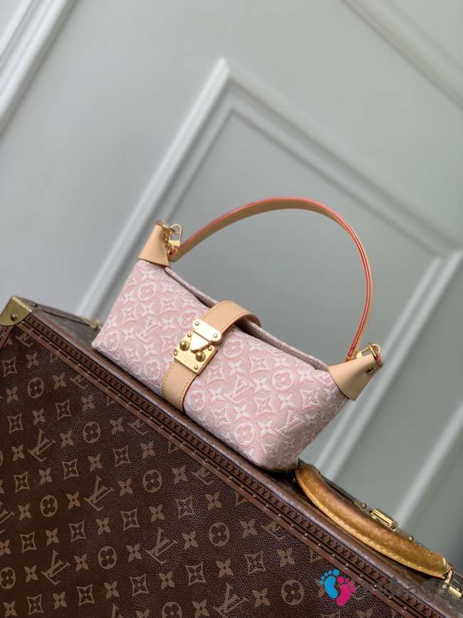 Uubags Louis Vuitton M2A382 Pochette Mia Bag In Monogram Emblème Rose Ruban 22x14.5x8cm - 1