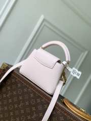 Uubags Louis Vuitton M29500 Capucines Mini Bag In Light Bliss 13.6x21x8cm - 6